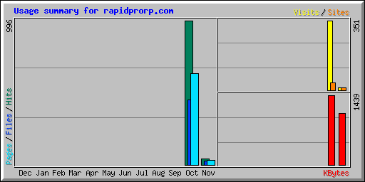 Usage summary for rapidprorp.com